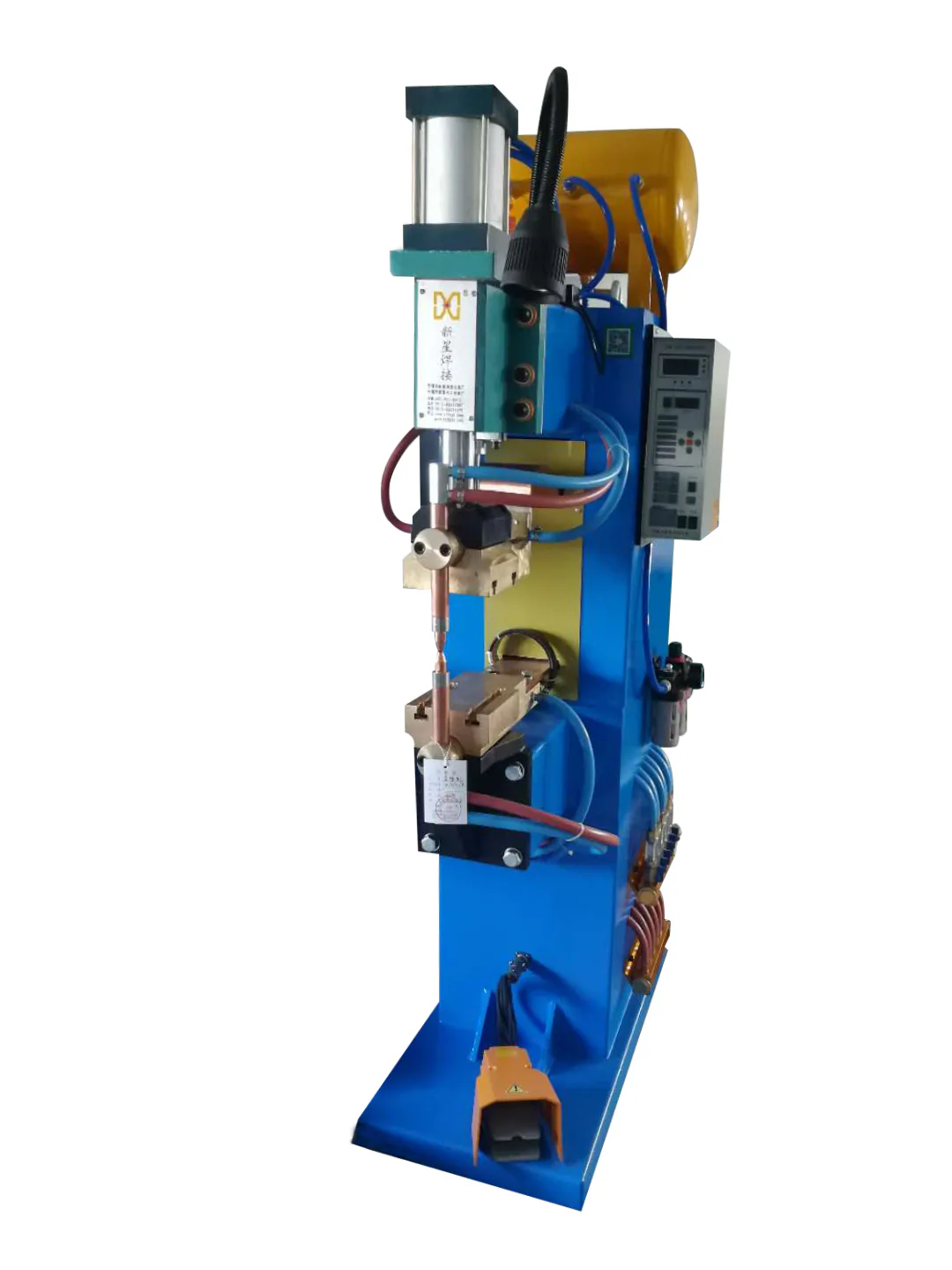 One trick to see the differences between pneumatic spot welders with large price differences