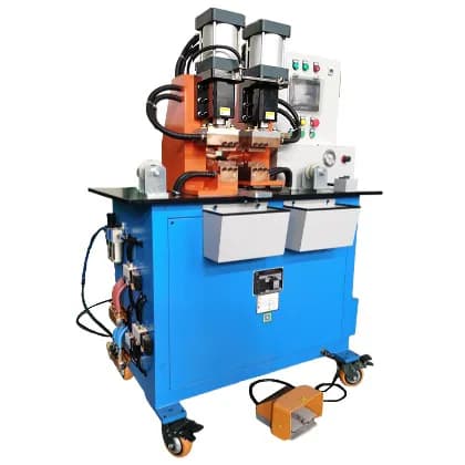 Left view of Xinxing 160K multi-stranded wire conductor butt welding machine