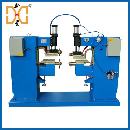 Double-head CNC resistance seam welding machine-car railing wheel welding machine
