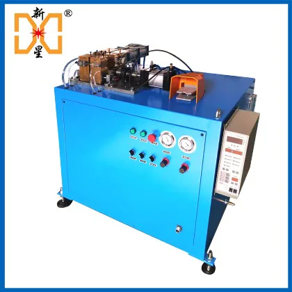 Horizontal automatic butt welding machine for copper and aluminum pipes