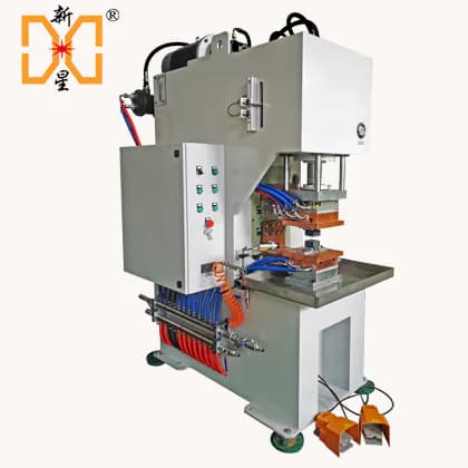 Polymer diffusion welding machine left view