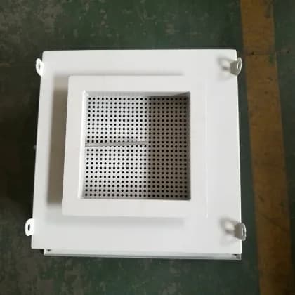 新星送风口钣金件XY轴变频自动焊机焊接样品
