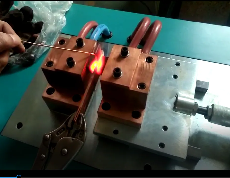 Brazing machine welding effect