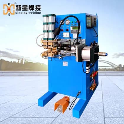 AC copper and aluminum pipe butt welding machine PLC version with thimble