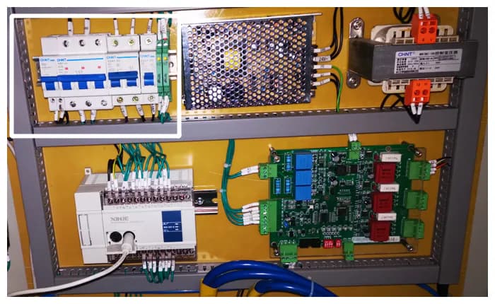 Copper rod butt welding machine electrical diagram
