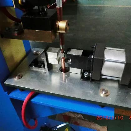 DTN cabinet C-type bracket pneumatic spot welding machine welding head diagram