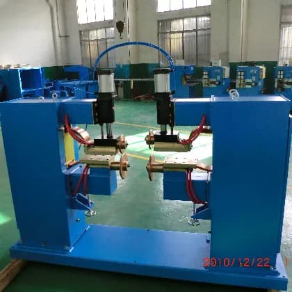 Double-head CNC resistance seam welding machine-wheel welding machine workshop diagram