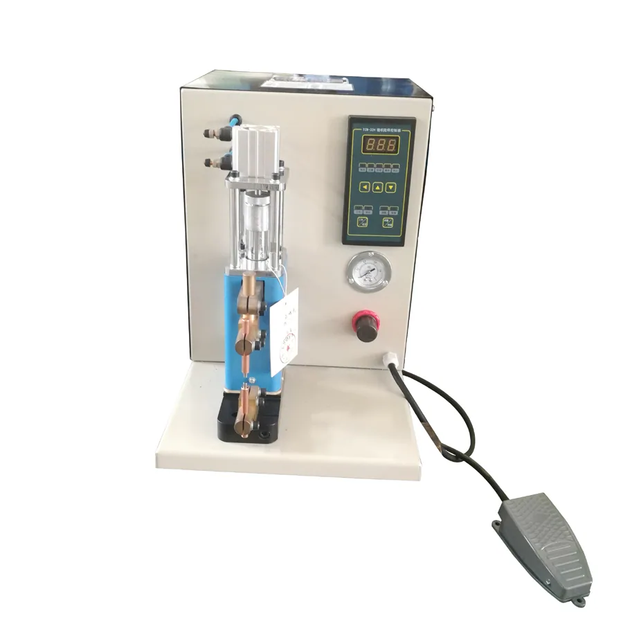 Spot welding of carbon brushes and carbon brush wires