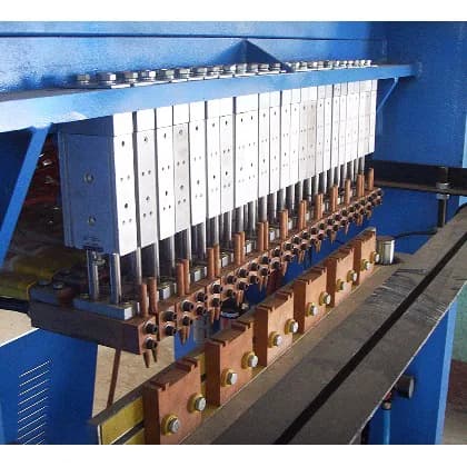 24-head radiator fin automatic welding machine cylinder diagram