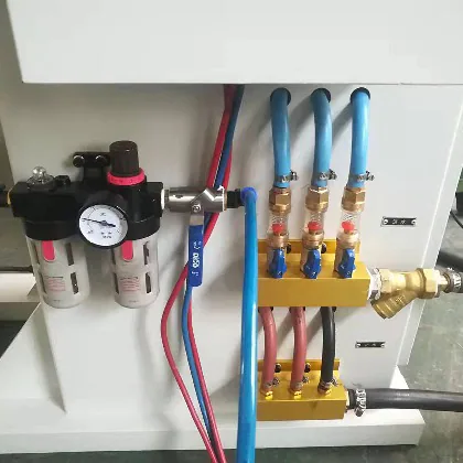 Cantilever medium frequency spot welding machine butt welding machine water inlet and outlet diagram